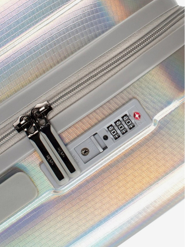 Heys Cestovní kufr ve stříbrné barvě Heys Astro S