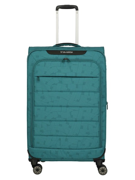 Travelite Cestovní kufr Travelite Skaii 4w L Print Petrol