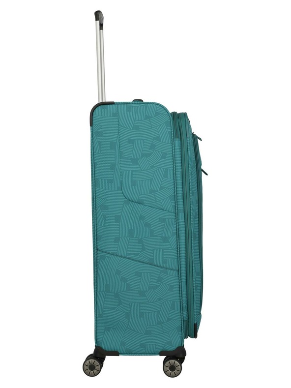 Travelite Cestovní kufr Travelite Skaii 4w L Print Petrol