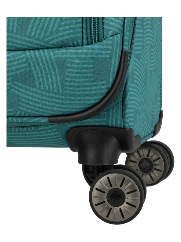 Travelite Cestovní kufr Travelite Skaii 4w L Print Petrol