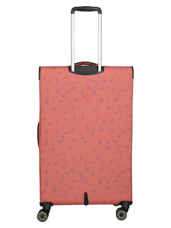 Travelite Cestovní kufr Travelite Skaii 4w L Print Peach