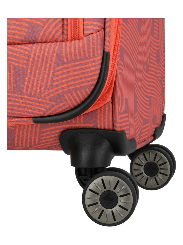 Travelite Cestovní kufr Travelite Skaii 4w L Print Peach