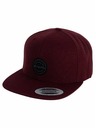 Meatfly Meatfly kšiltovka Hornet Snapback Black Round/Maroon | Černá | Velikost