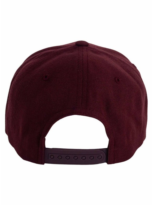 Meatfly Meatfly kšiltovka Hornet Snapback Black Round/Maroon | Černá | Velikost