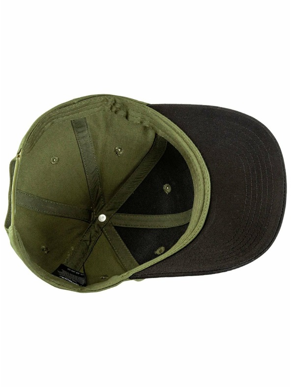 Meatfly Meatfly kšiltovka Wayne Flexfit Basic Logo Olive / Black | Černá | Velikost