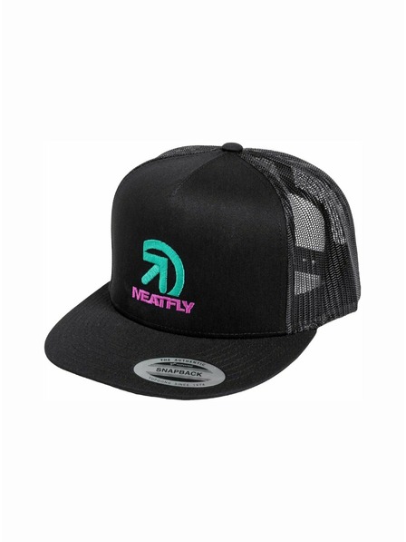 Meatfly Meatfly kšiltovka Kail Trucker Snapback Magenta / Black | Černá | Velikost