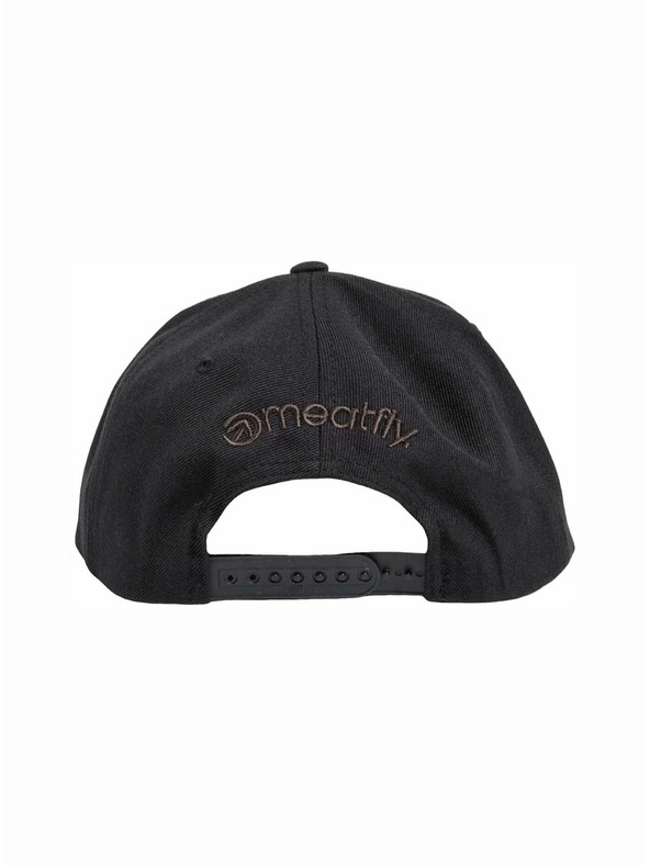 Meatfly Meatfly kšiltovka Finester Snapback Black | Černá | Velikost