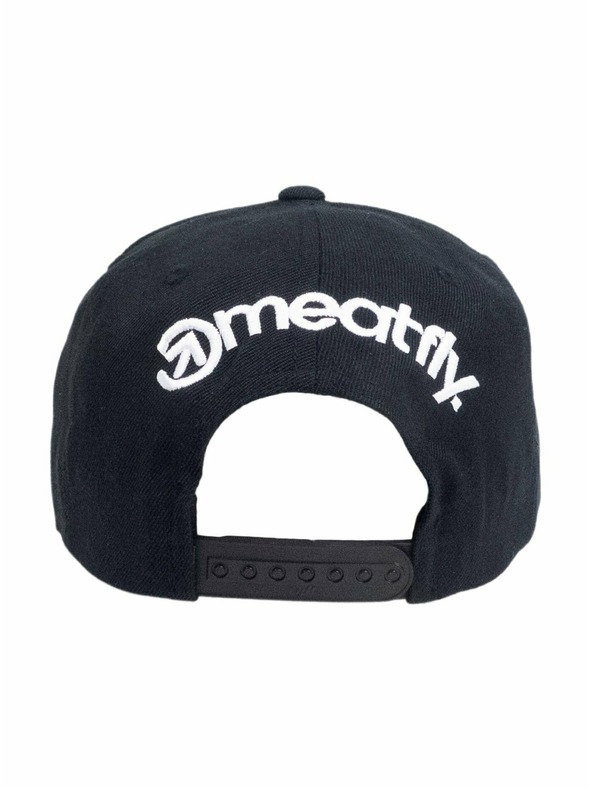 Meatfly Meatfly kšiltovka Big Shock Snapback White/Black | Černá | Velikost