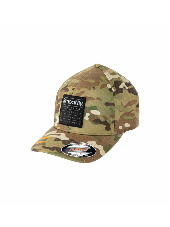 Meatfly Meatfly kšiltovka Raptor Flexfit Coordinates Multicam | Mnohobarevná | Velikost