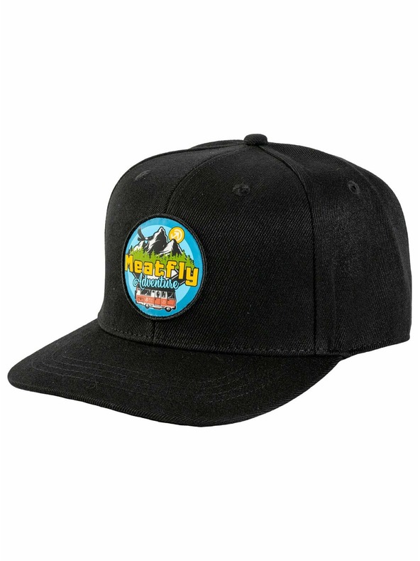 Meatfly Meatfly kšiltovka Tyler Snapback Adventure Black | Černá | Velikost