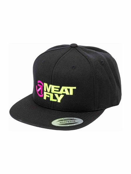 Meatfly Meatfly kšiltovka Ness Snapback Lime / Black | Černá | Velikost