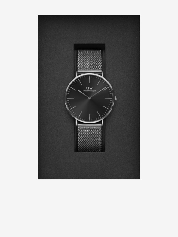 Daniel Wellington Pánské hodinky ve stříbrné barvě Daniel Wellington Classic