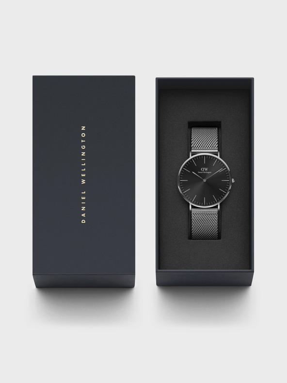 Daniel Wellington Pánské hodinky ve stříbrné barvě Daniel Wellington Classic