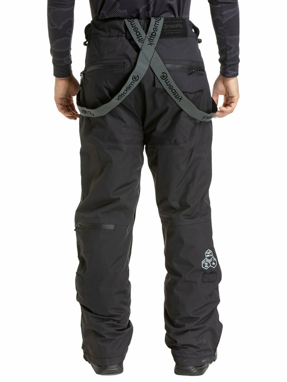 Meatfly Meatfly pánské SNB & SKI kalhoty Gnar Black | Černá | Velikost