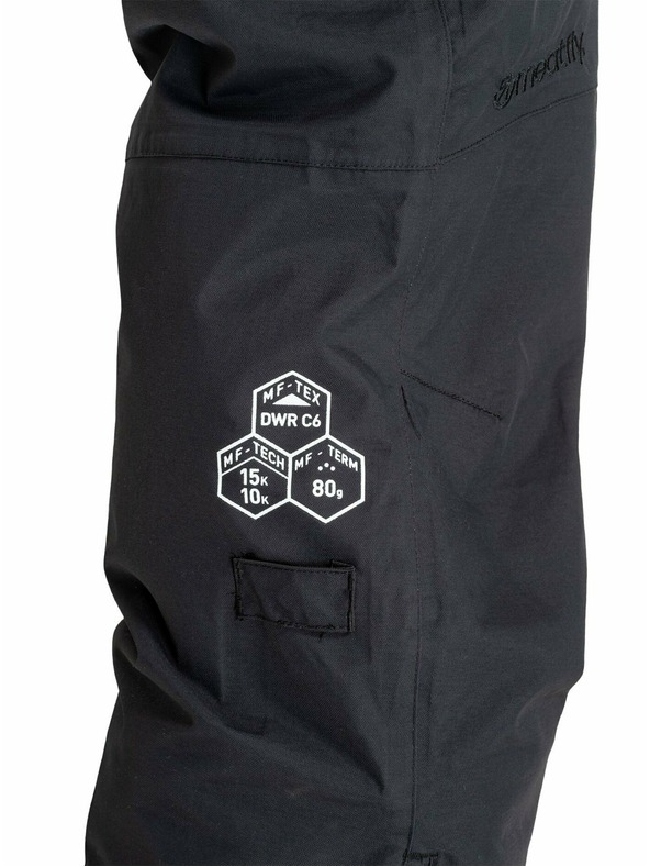 Meatfly Meatfly pánské SNB & SKI kalhoty Gnar Black | Černá | Velikost