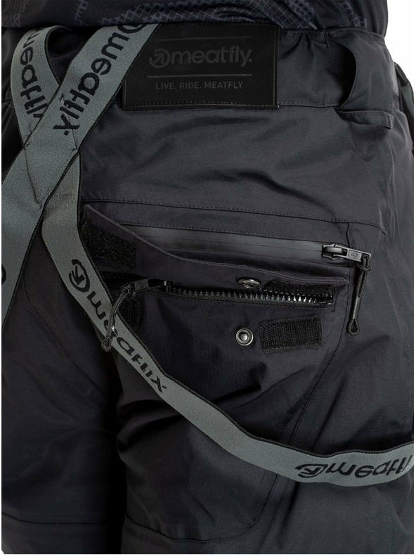 Meatfly Meatfly pánské SNB & SKI kalhoty Gnar Black | Černá | Velikost