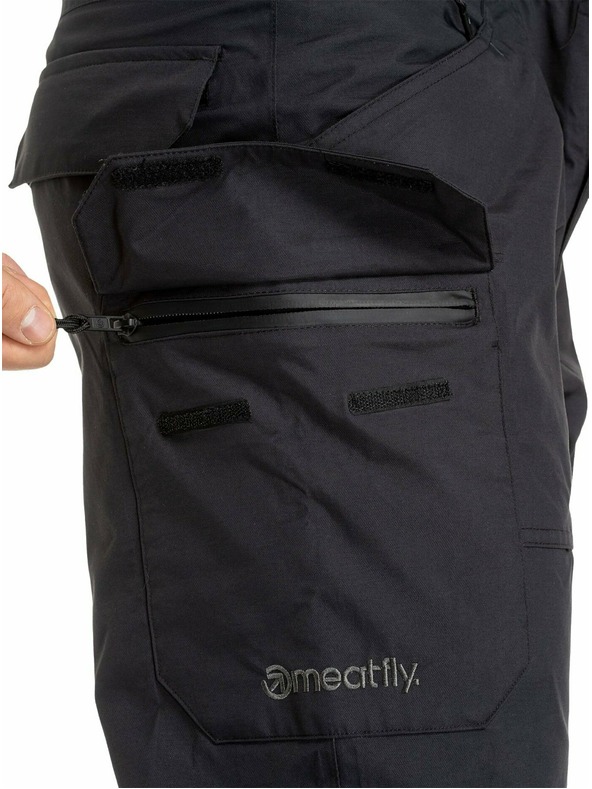 Meatfly Meatfly pánské SNB & SKI kalhoty Oggy Black | Černá | Velikost