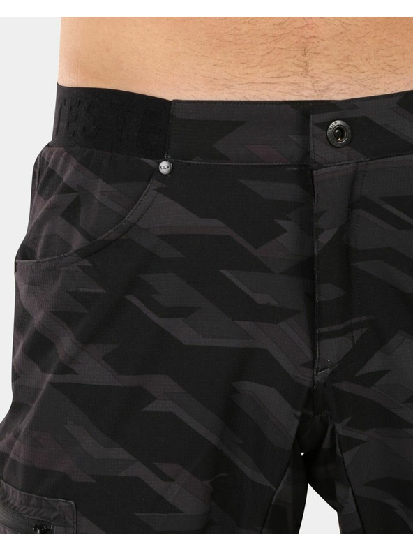 Kilpi Pánské outdoorové kraťasy Kilpi ASHER Černá