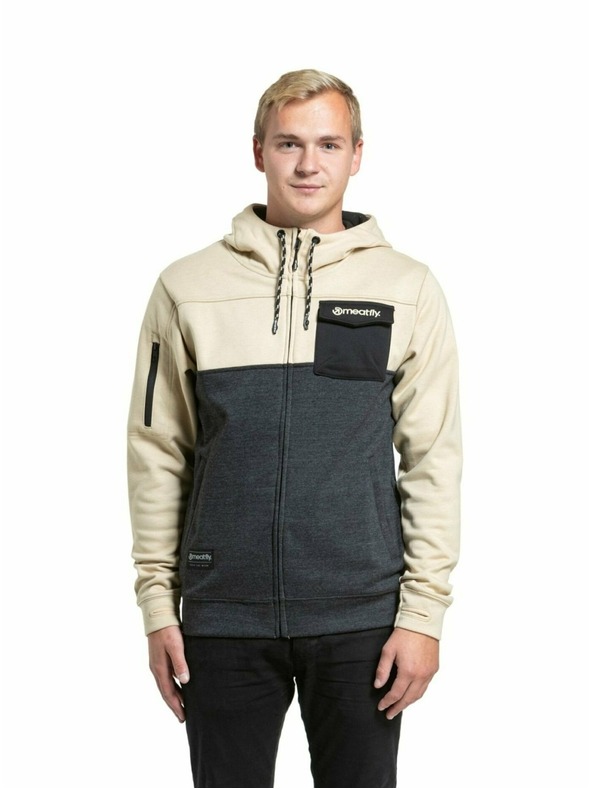 Meatfly Meatfly pánská technická mikina Josh Sand / Black