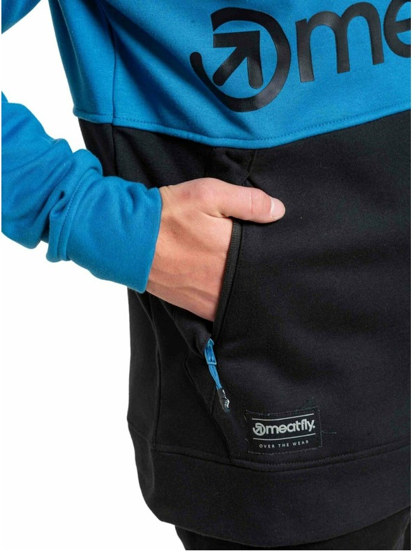 Meatfly Meatfly pánská technická mikina Tason Blue / Black