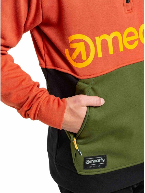 Meatfly Meatfly pánská technická mikina Tason Brick