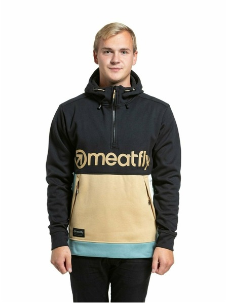 Meatfly Meatfly pánská technická mikina Tason Light Brown