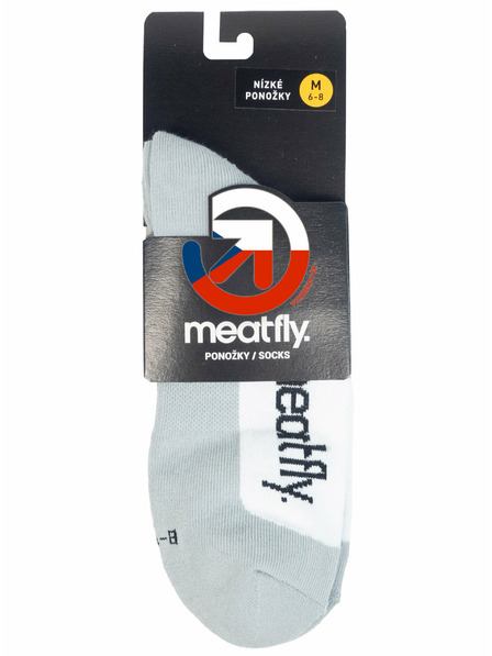 Meatfly Meatfly ponožky Boot White | Bílá | Velikost