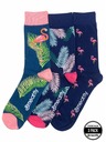 Meatfly Meatfly ponožky Lexy Triple Pack Flamingo | Mnohobarevná | Velikost