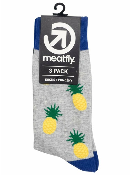 Meatfly Meatfly ponožky Lexy Triple Pack Citrus | Mnohobarevná | Velikost