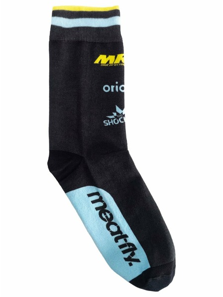 Meatfly Meatfly ponožky Dakar Blue/Yellow | Černá | Velikost