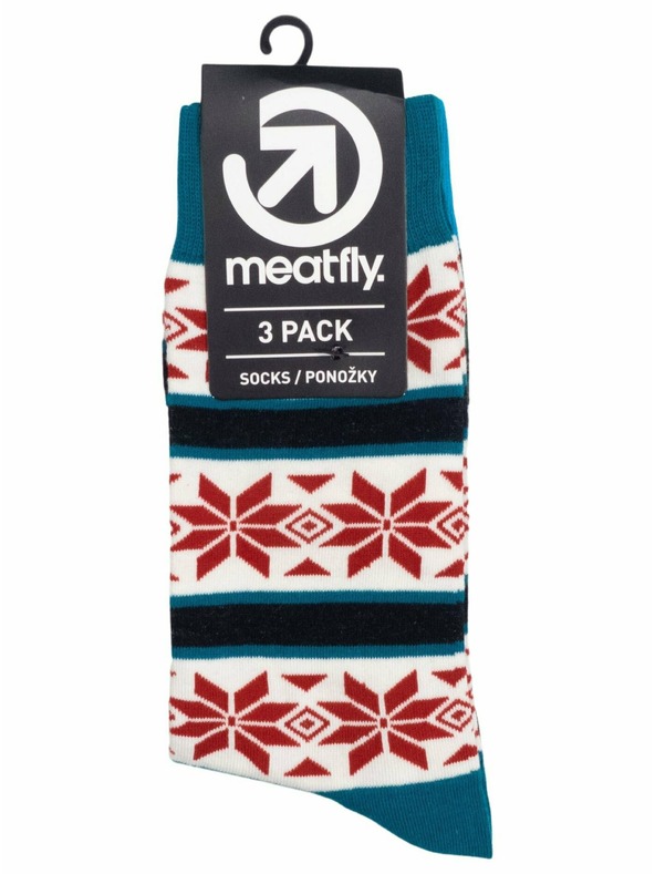 Meatfly Meatfly ponožky Lexy Triple Pack Norway | Mnohobarevná | Velikost