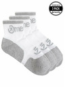 Meatfly Meatfly ponožky Middle Triple pack White | Bílá | Velikost
