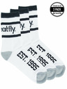 Meatfly Meatfly ponožky Long Triple Pack White | Bílá | Velikost