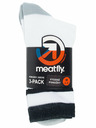 Meatfly Meatfly ponožky Long Triple Pack White | Bílá | Velikost