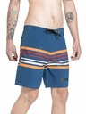 Meatfly Meatfly pánské plavky Ernie Boardshorts 19" Stripes Navy | Modrá | Velikost