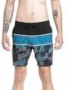 Meatfly Meatfly pánské plavky Keith Boardshorts 17" Mossy Petrol | Modrá | Velikost