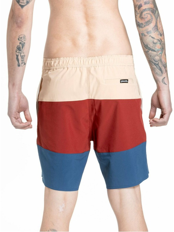 Meatfly Meatfly pánské plavky Ernie Boardshorts 19" Navy / Latte | Modrá | Velikost