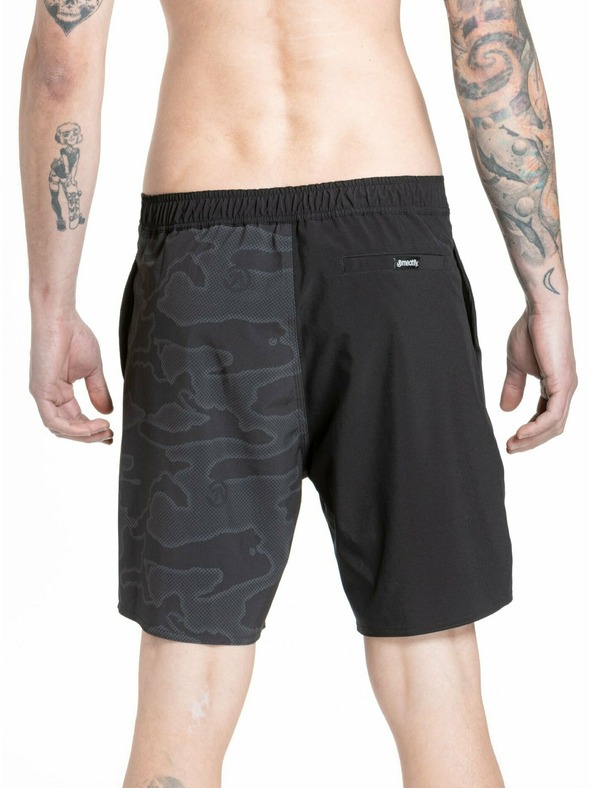 Meatfly Meatfly pánské plavky Ernie Boardshorts 19" Morph Black | Černá | Velikost