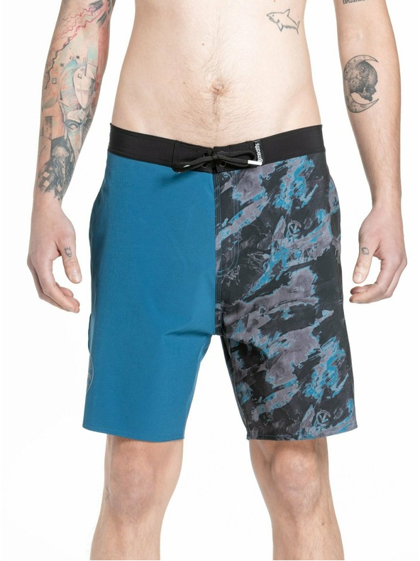 Meatfly Meatfly pánské plavky Ernie Boardshorts 19" Mossy Petrol | Modrá | Velikost