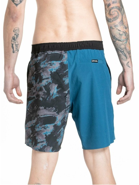 Meatfly Meatfly pánské plavky Ernie Boardshorts 19" Mossy Petrol | Modrá | Velikost