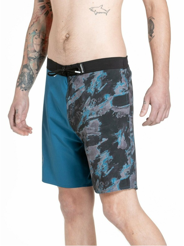 Meatfly Meatfly pánské plavky Ernie Boardshorts 19" Mossy Petrol | Modrá | Velikost