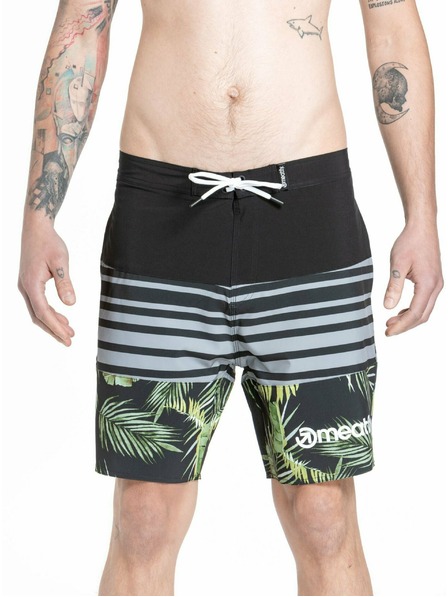 Meatfly Meatfly pánské plavky Ernie Boardshorts 19" Palm | Mnohobarevná | Velikost