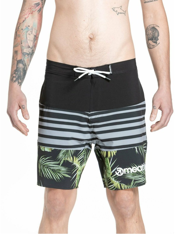 Meatfly Meatfly pánské plavky Ernie Boardshorts 19" Palm | Mnohobarevná | Velikost