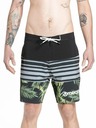 Meatfly Meatfly pánské plavky Ernie Boardshorts 19" Palm | Mnohobarevná | Velikost