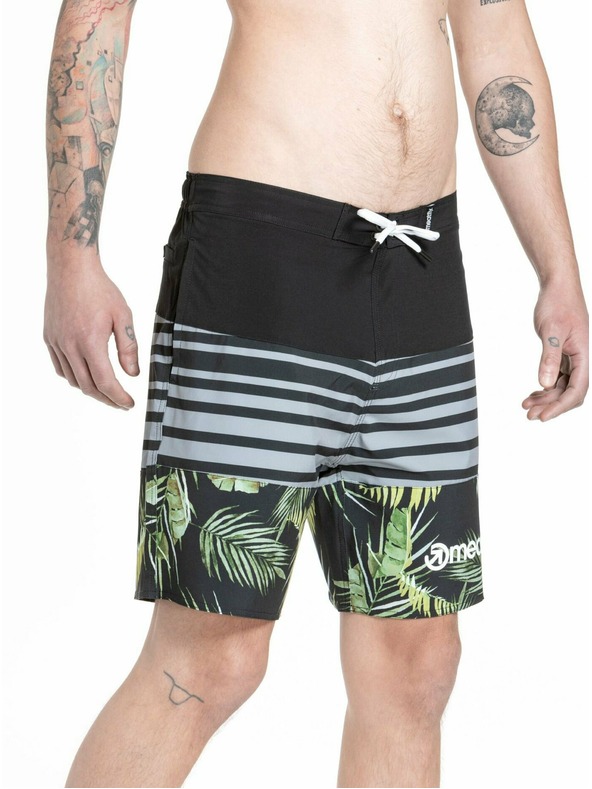 Meatfly Meatfly pánské plavky Ernie Boardshorts 19" Palm | Mnohobarevná | Velikost