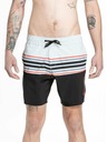 Meatfly Meatfly pánské plavky Keith Boardshorts 17" Light Grey / Red Orange | Šedá | Velikost