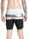 Meatfly Meatfly pánské plavky Keith Boardshorts 17" Light Grey / Red Orange | Šedá | Velikost