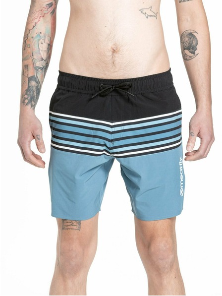 Meatfly Meatfly pánské plavky Keith Boardshorts 17" Slate Blue | Modrá | Velikost