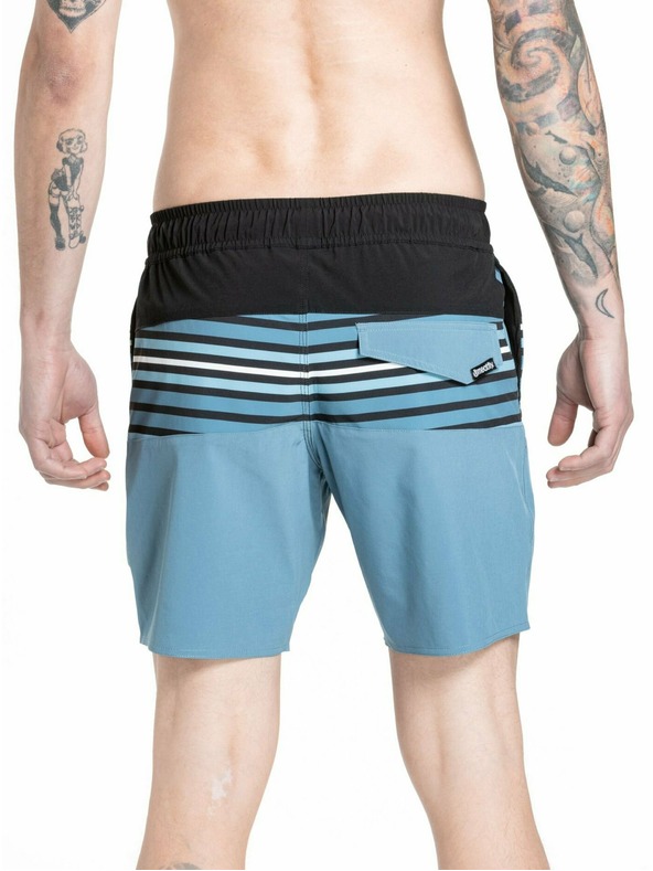 Meatfly Meatfly pánské plavky Keith Boardshorts 17" Slate Blue | Modrá | Velikost