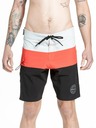 Meatfly Meatfly pánské plavky Mitch Boardshorts 21" Red Orange / Black | Červená | Velikost